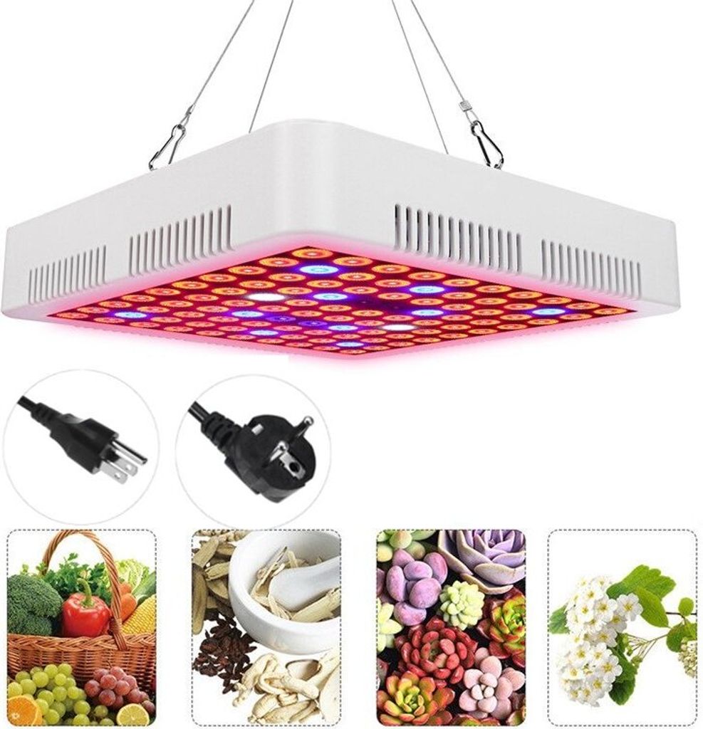 LED Grow Light Hydroponic Full Spectrum Indoor Plant Flower Bloom IP66 - EU Plug