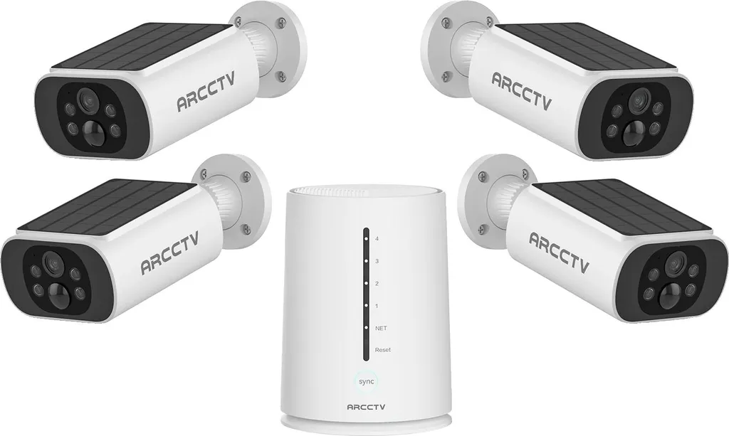 Kit Vidéosurveillance Solaire 2K : Stop aux Câbles avec NVR 4 Canaux