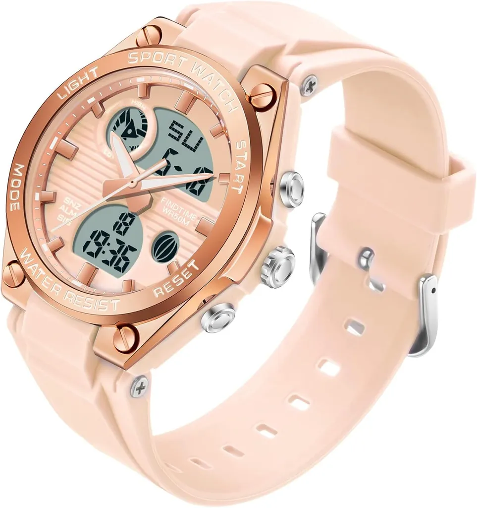 Orologio Digitale Bambini Impermeabile 50M con Allarme e LED Sport