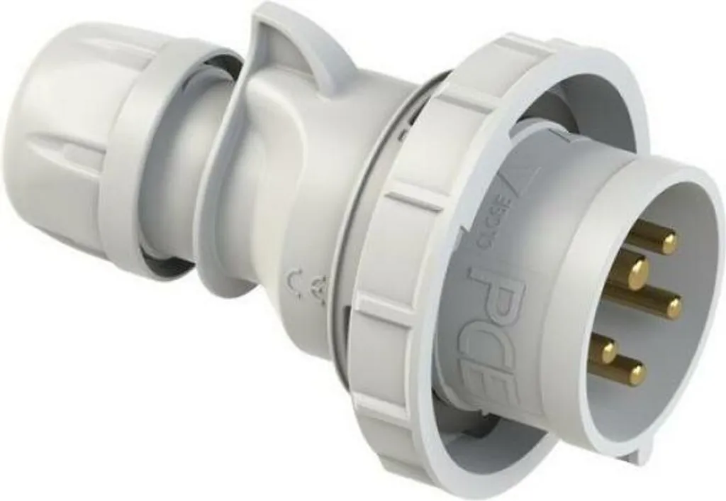 Plug CEE 16A 5p 1h IP67 SHARK PCE Anti-Infiltration pour Milieu Difficile