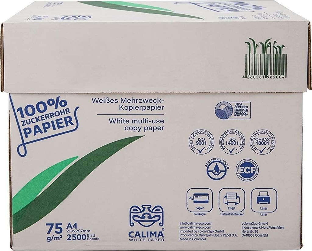 CALIMA® White Paper TreeFree Kopierpapier, 100 % Produktbild 