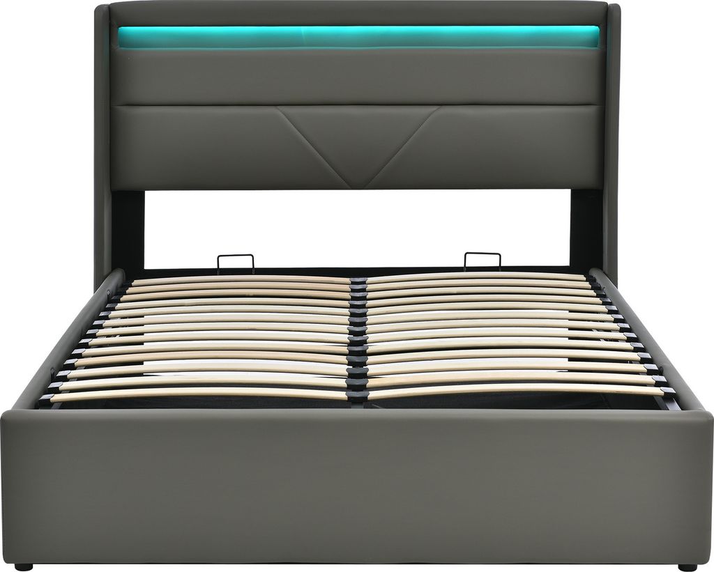 MODFU Boxspringbett 160x200cm Polstebett Doppelbett  mit Produktbild 