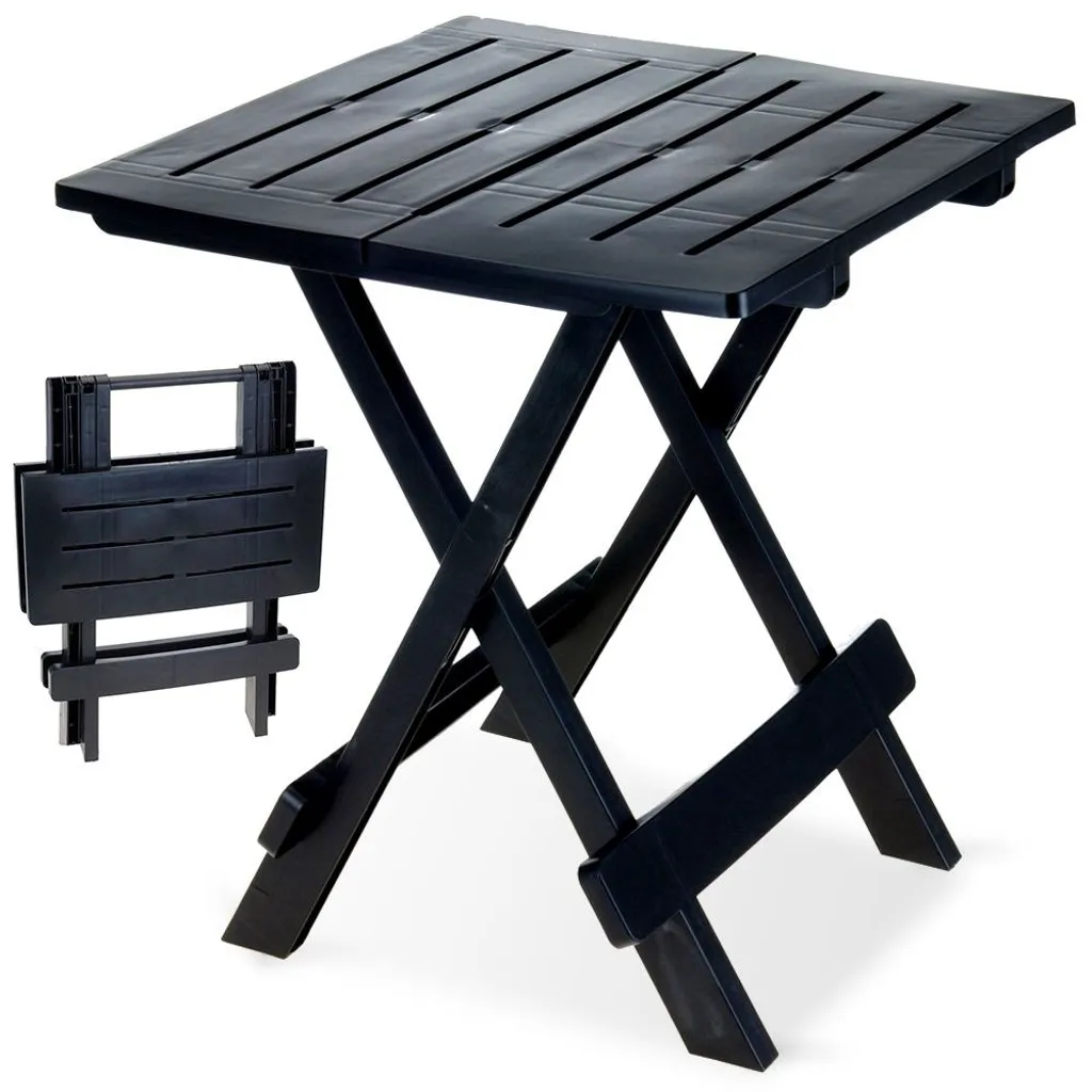 Table pliante gain de place 44x44x50 cm - Fini l'encombrement au camping