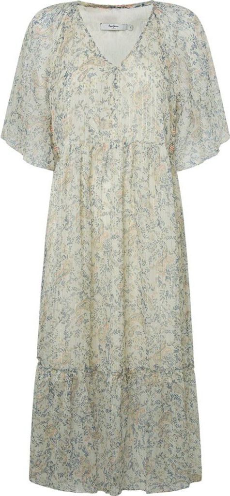 Pepe Jeans May Kurzarm Midi-kleid Grau XS Frau Grau XS