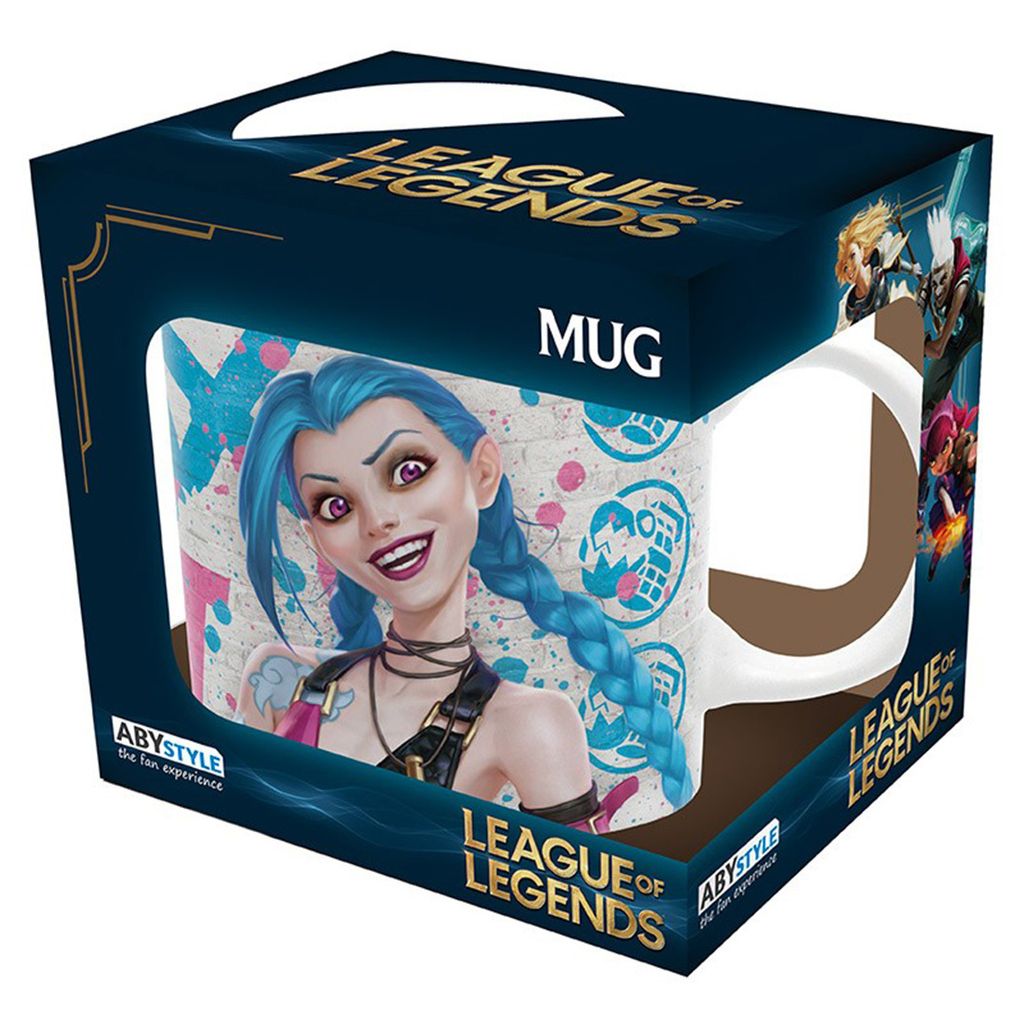 ABYstyle Tazza League Of Legends Heat Change 460 Ml | Tazza Magica Che Cambia Colore Con Il Calore | Regalo Ufficiale Per Fan