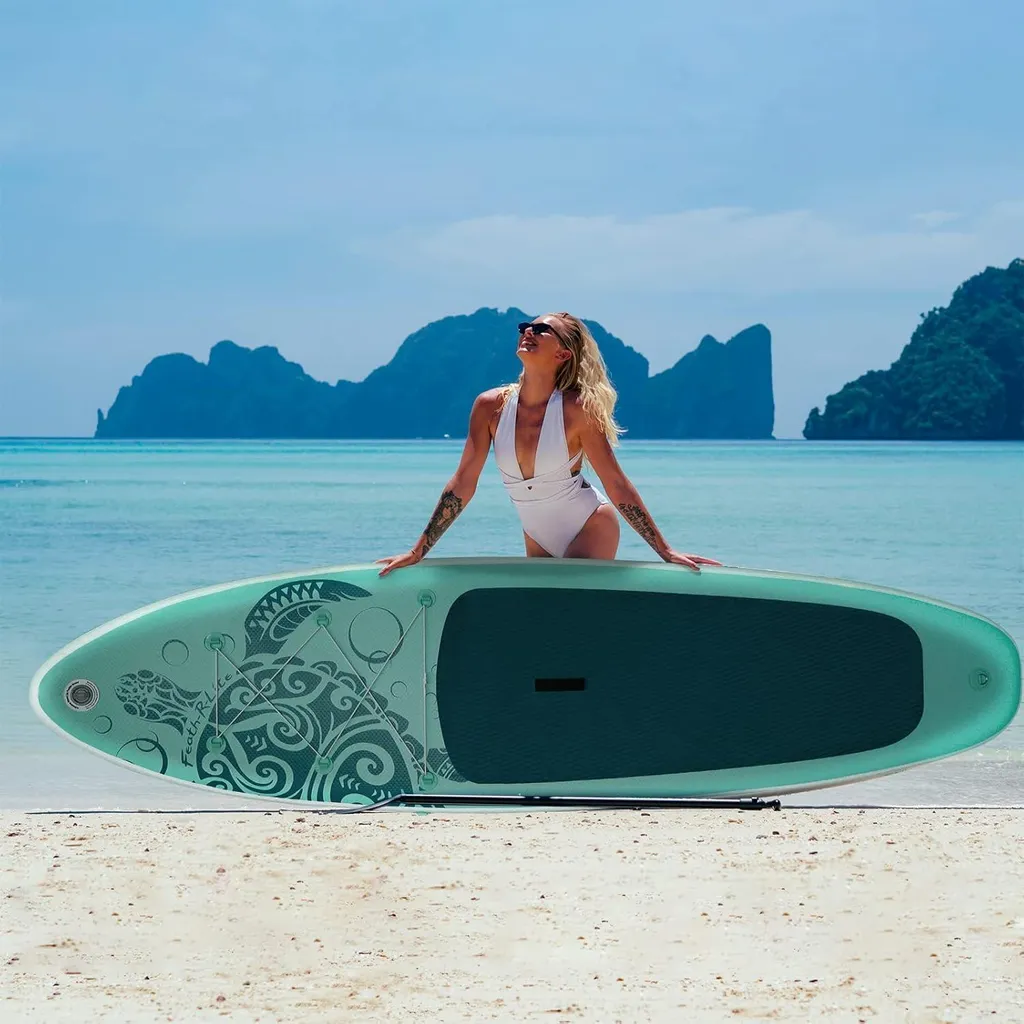 Planche de paddle gonflable SUP polyvalente avec accessoires complets - 6
