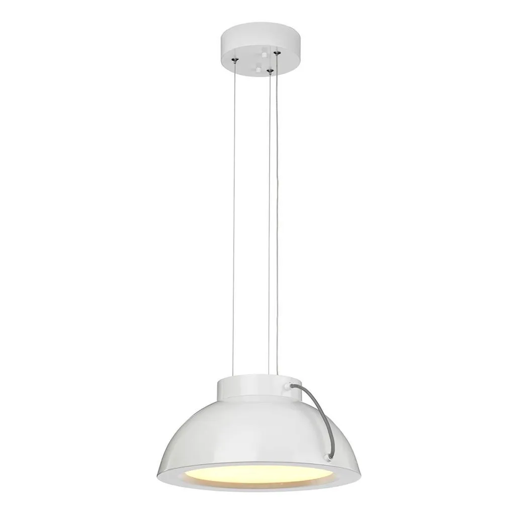 Suspension LED Blanche 938lm Europa Elstead en Métal Blanc Chaud 20W
