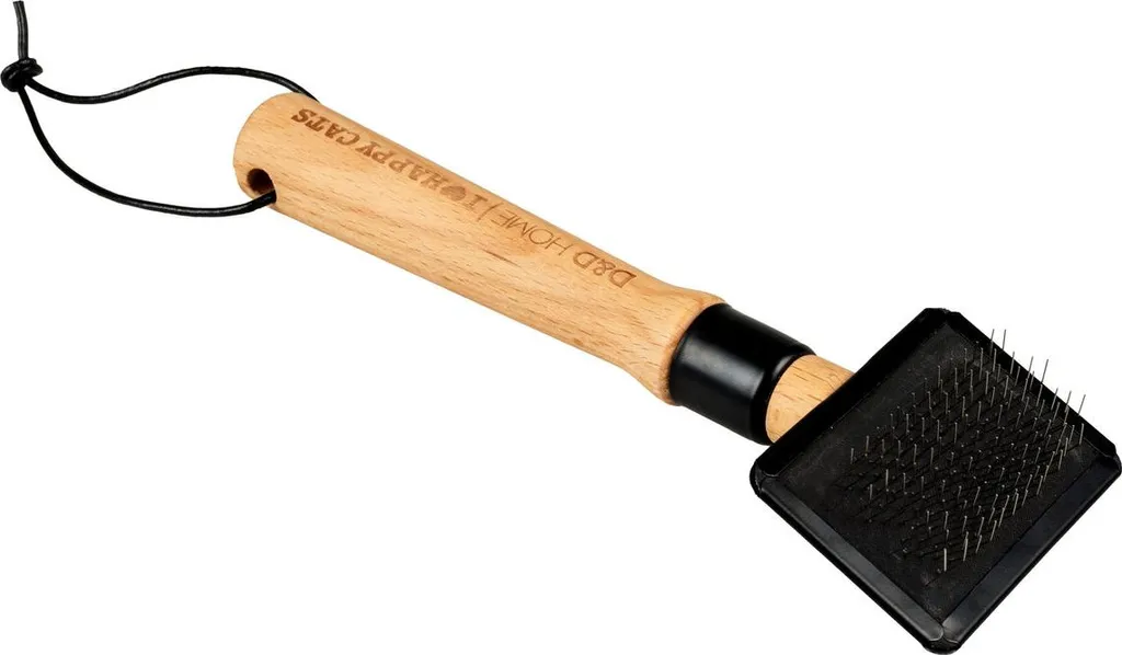Brosse de toilettage pour chat D&D I Love Happy Cats modèle Arthur gris