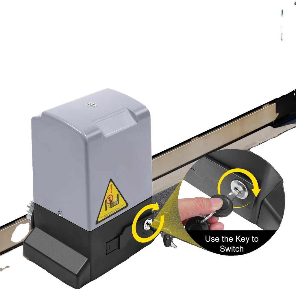 Schiebetoröffner, 750W Motor, Fernbedienung bis zu 50m, maximale Türgewicht 1600kg