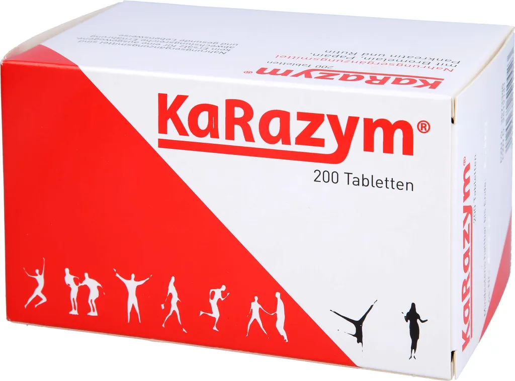 Karazym gastro-résistant 200 pc : complexe enzymatique haute absorption