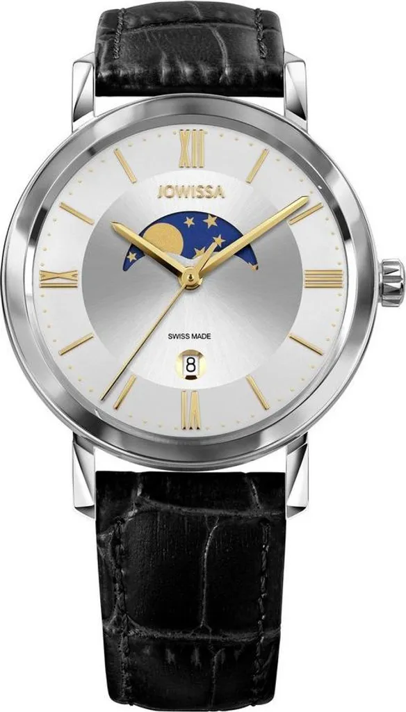 Montre Homme Classique Jowissa J4.272.L avec Cadran Argenté et Épuré