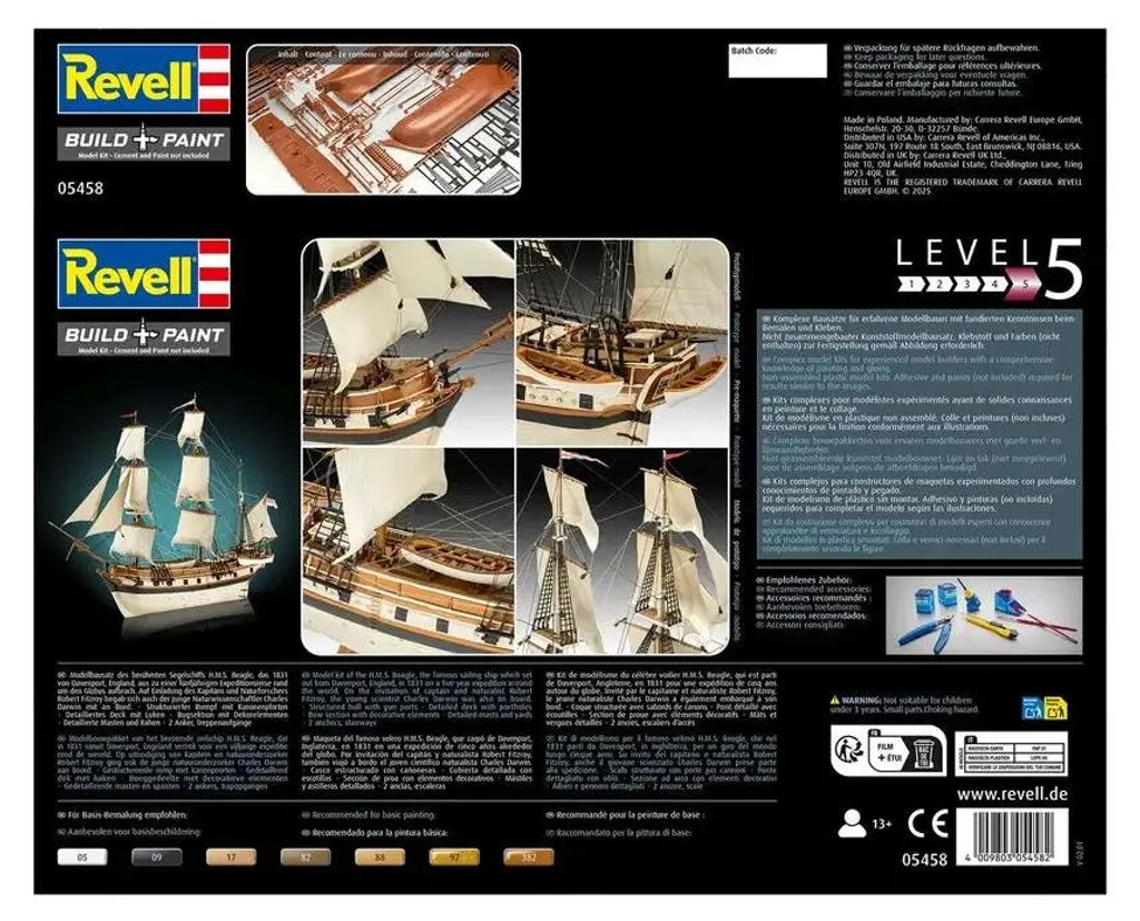 Modélisme Naval HMS Beagle Revell : Projet de Construction Historique - 7