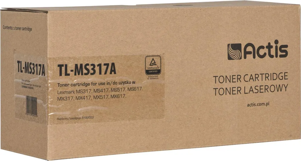 Réduisez vos coûts d'impression avec le toner noir compatible Lexmark 51B2