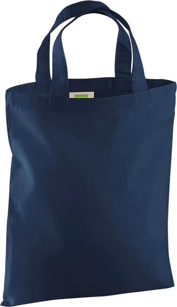 Westford Mill PC5799 Mini Carrier Bag Blu: Cotone 140g per Aziende