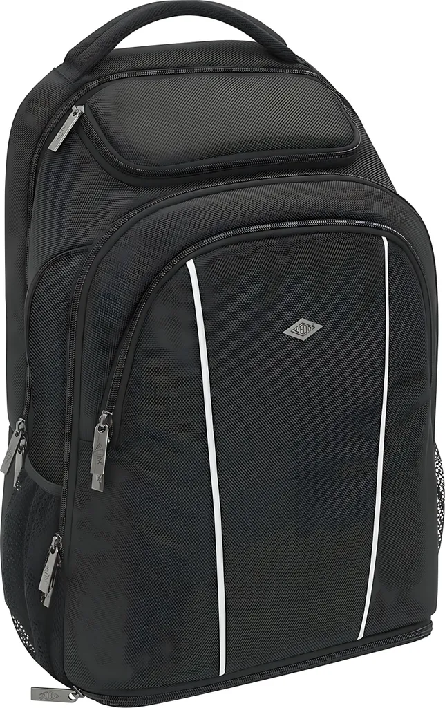 Sac à dos de bureau ergonomique WEDO noir avec bretelles matelassées
