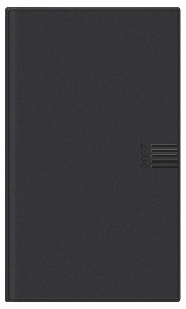 Leporello, schwarz Kalender 2027 Produktbild 