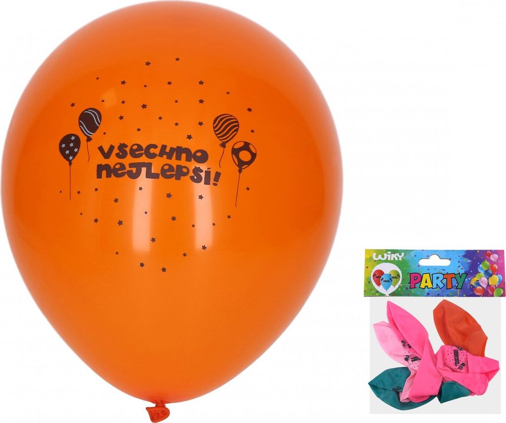 Aufblasbarer Ballon 30 cm – 5er-Set, Alles Gute