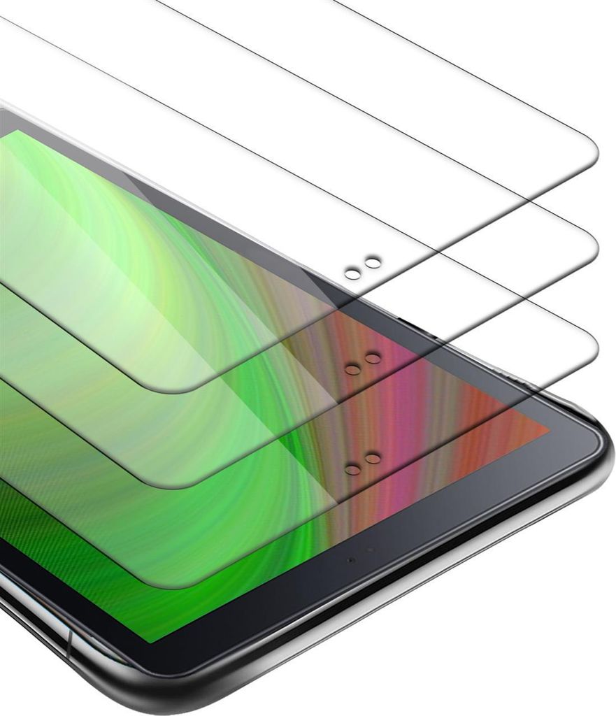 Cadorabo 3x Panzer Folie für Samsung Galaxy Tab S (8,4") in natur Tablet Schutzfolie Tempered Display-Schutzglas