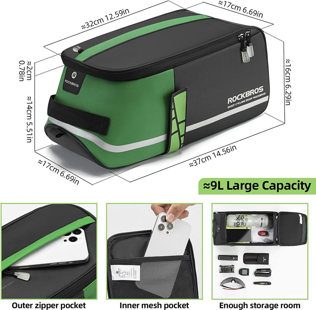 ROCKBROS Fahrrad Gepäckträgertasche Transporttasche Produktbild 4