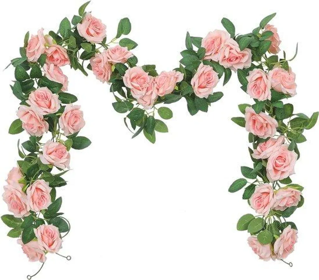 Guirlande de fleurs artificielles mariage et maison pour déco de fête