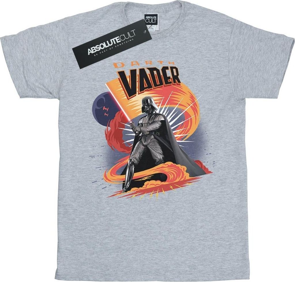 Star Wars - "Swirling Fury" T-Shirt für Herren BI46293 (XL) (Grau)