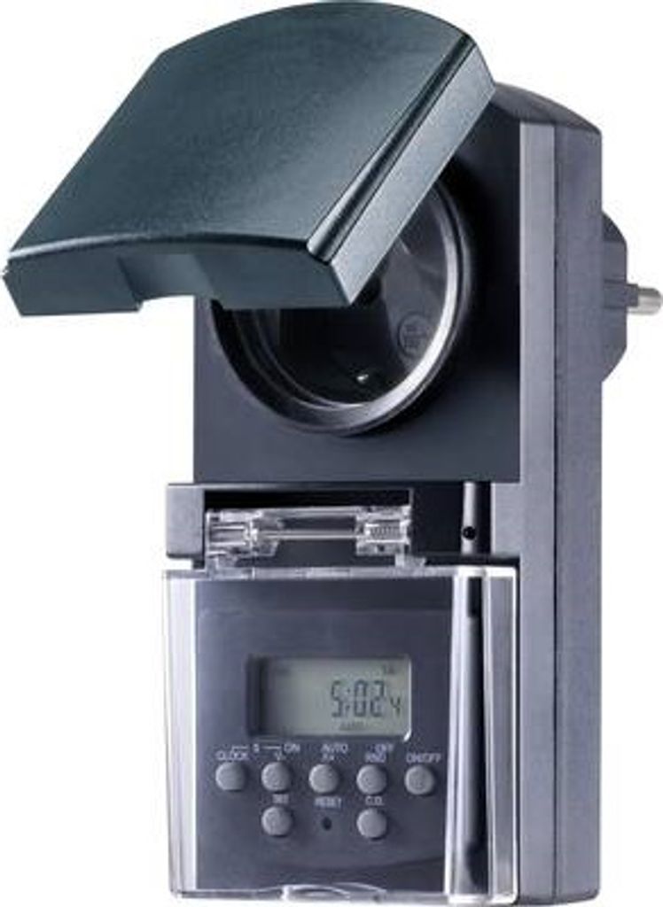 Basetech BT-2106308 Steckdosen-Zeitschaltuhr digital Produktbild 