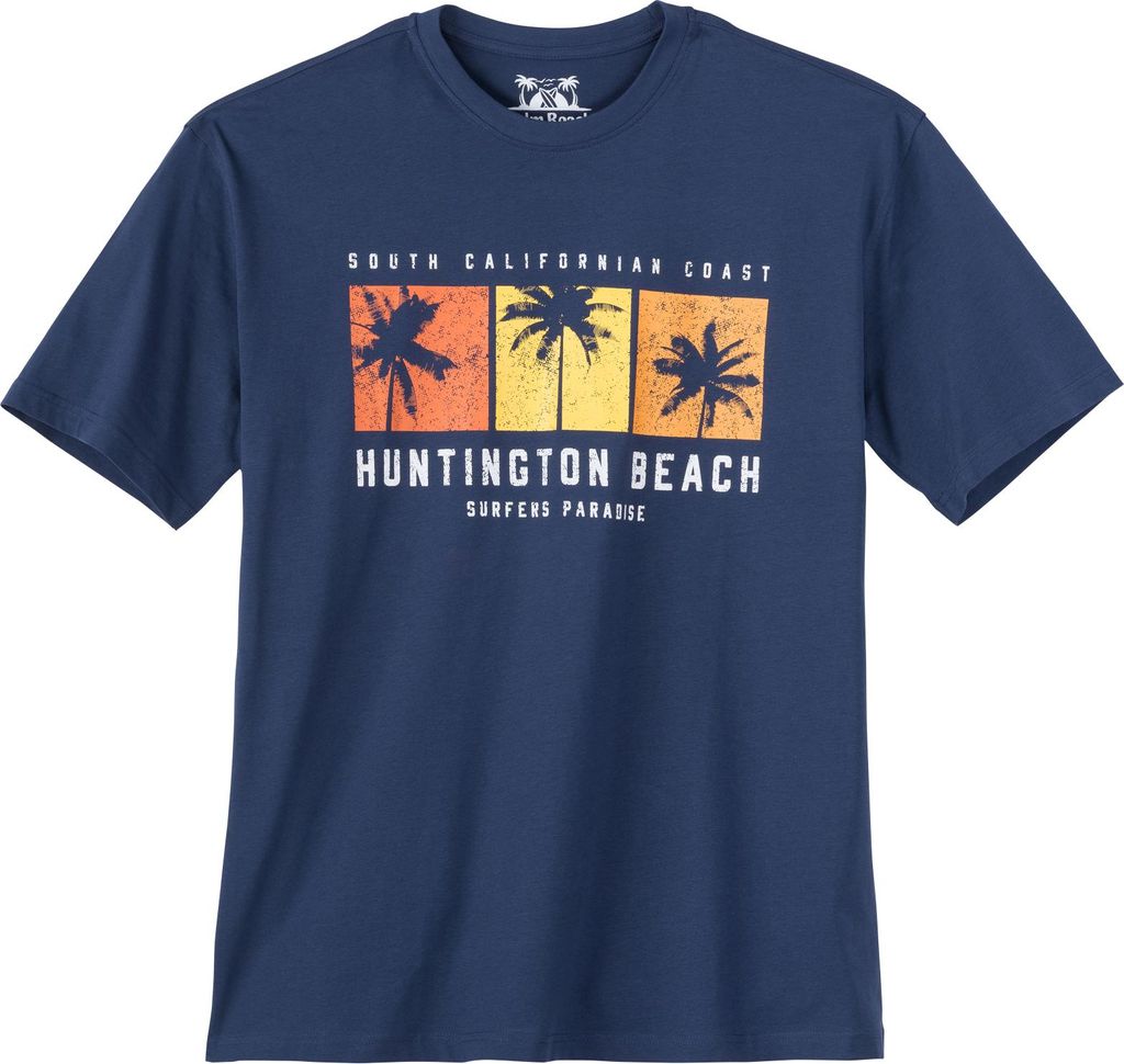 Calm Beach Übergrößen T-Shirt denimblau Huntington