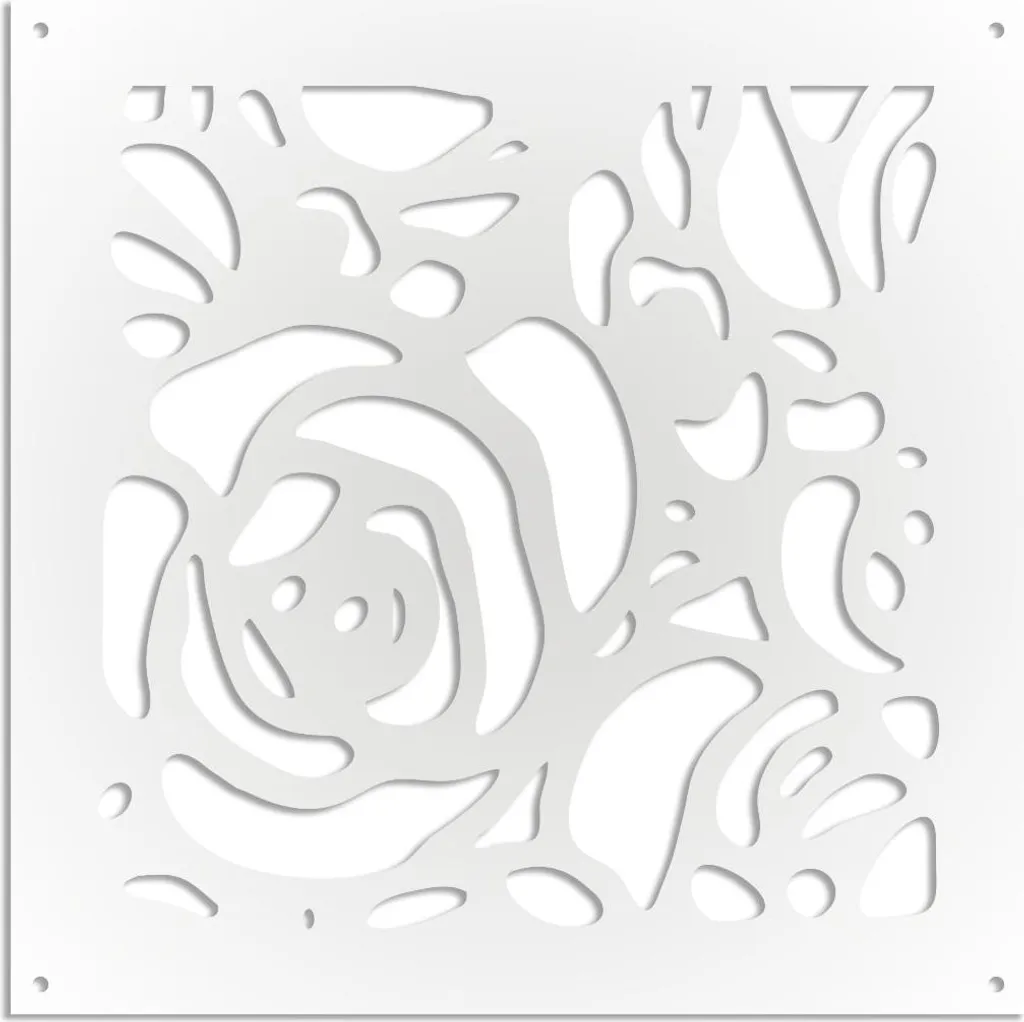 Pannello Parasole ROSES PVC 73x73cm Spessore 1cm | Pannello Divisorio
