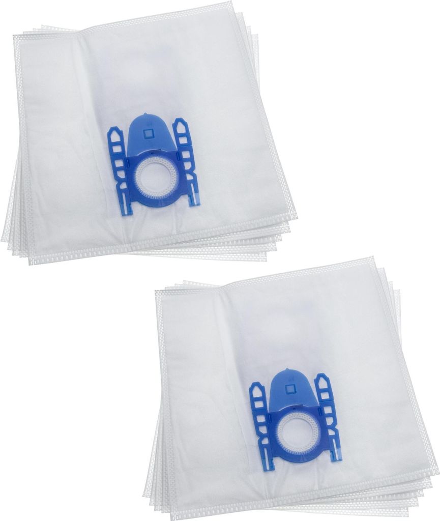 vhbw 10x Staubbeutel kompatibel mit Kärcher VC 6200, VC 6100, VC 6150, VC 6000, VC 5300, VC 6, VC 6250 PET, VC 5200 Staubsauger - 30cm x 19cm Weiß