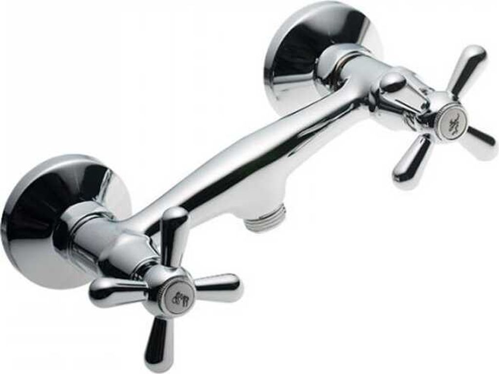 Zweigriff Duscharmatur in Chromoptik | Narciso Produktbild 