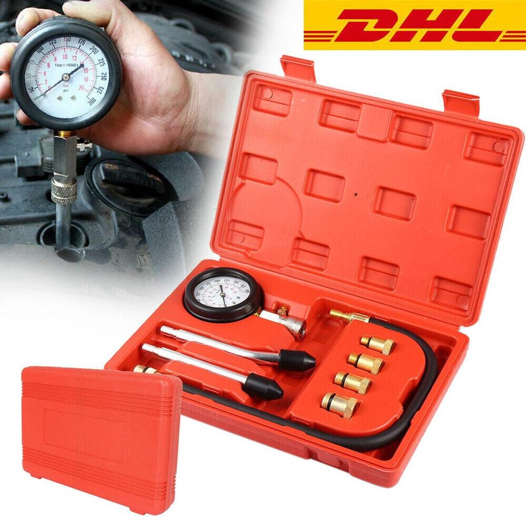 Kompressionsprüfer Für Benzinmotor 0-20 Bar Kompressionsprüfer Messwerkzeug