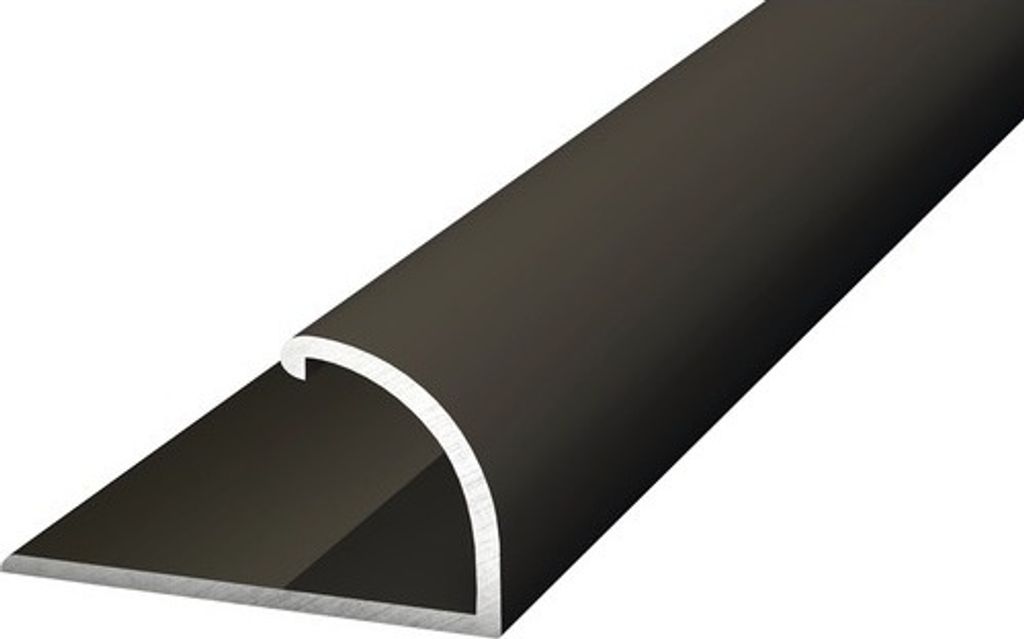 Prinz Alu Abschlussprofil bronze 25x14x2700 mm