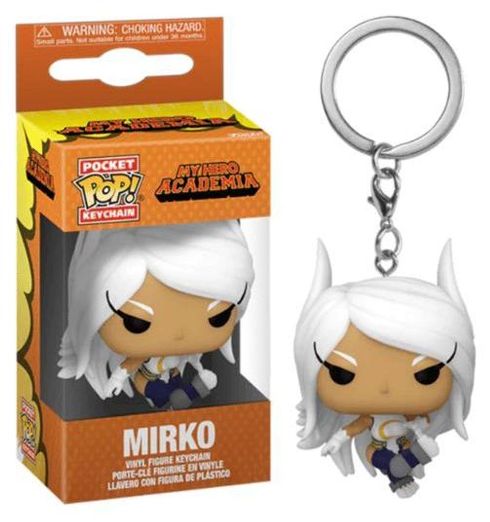 My Hero Academia Funko POP! Portachiavi in PVC - Mirko 4 cm Immagine del prodotto 