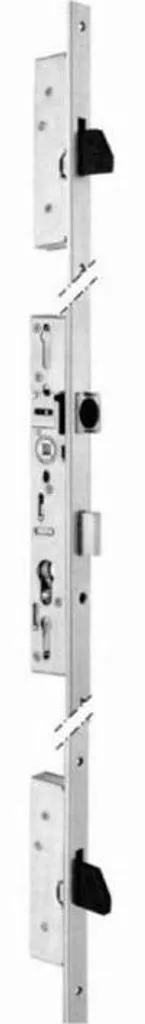 Serrure de remplacement pour porte alu 3 points Stremler Axe 21 mm