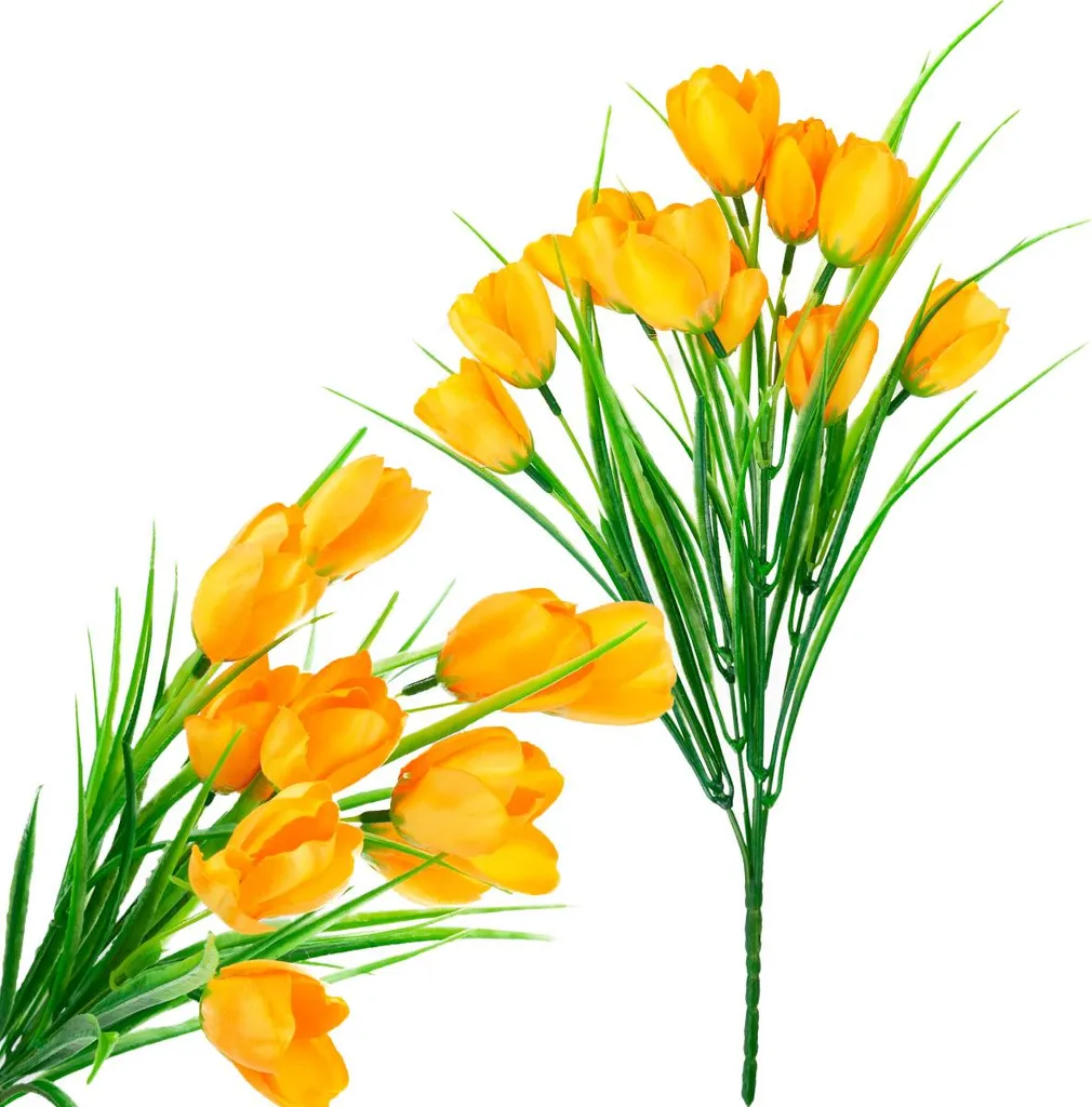 Tulipes Fleurs Jaunes pour Centre de Table et Décoration de Mariage