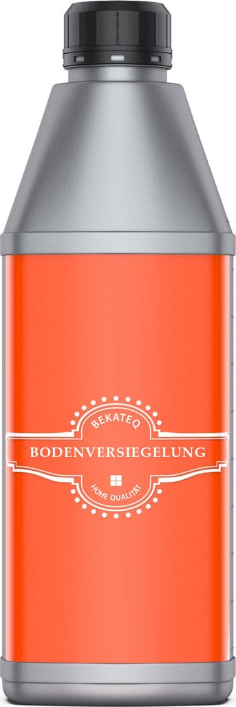 BEKATEQ Bodenversiegelung 1 Liter, farblos I seidenmatte Versiegelung für CV, PVC, Gummi, Linoleum, Epoxidharzboden I Einkomponentige Beschichtung...