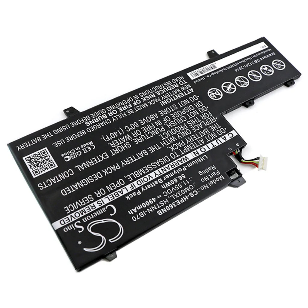 Batterie Haute Capacité HP EliteBook x360 1030 G2 - 11.55V Fiable Longue Durée