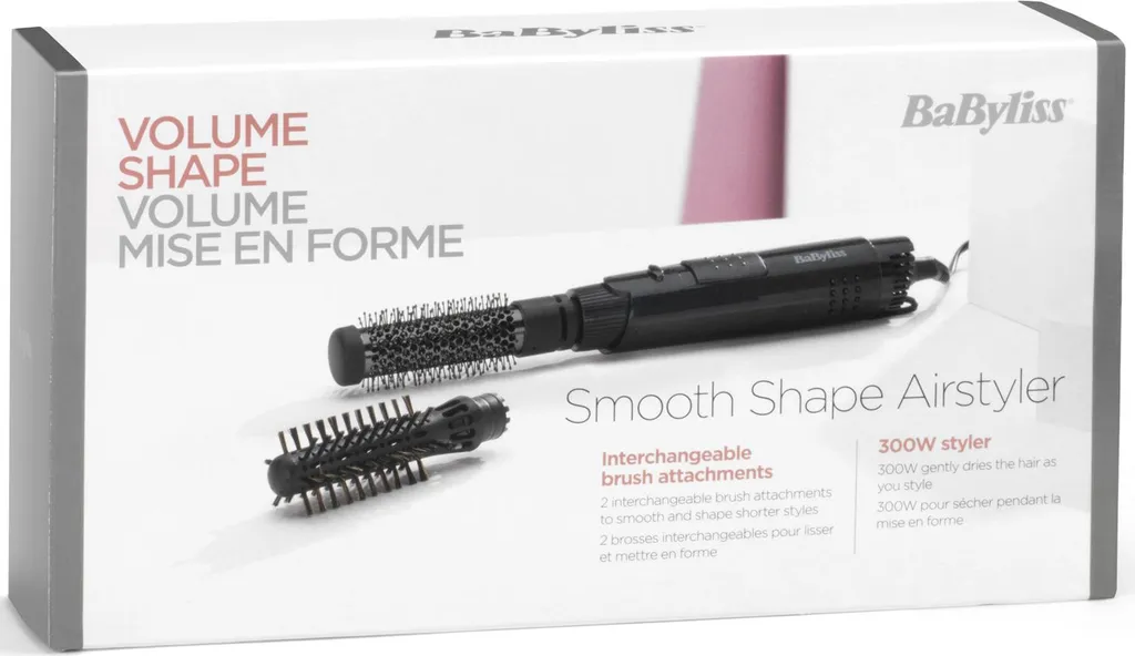 Brosse Soufflante Cheveux BaByliss AS86E Coiffage Doux 300 Watts