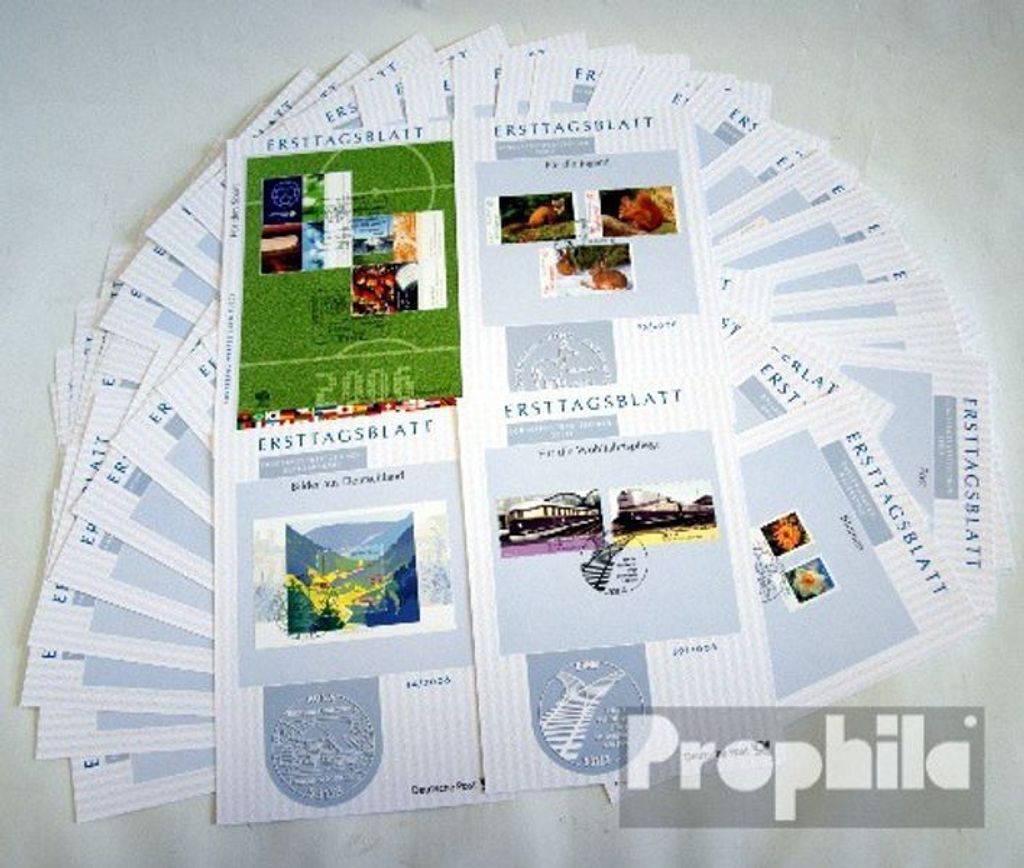 Briefmarken BRD (BR.Deutschland) 2006 2006 ETB