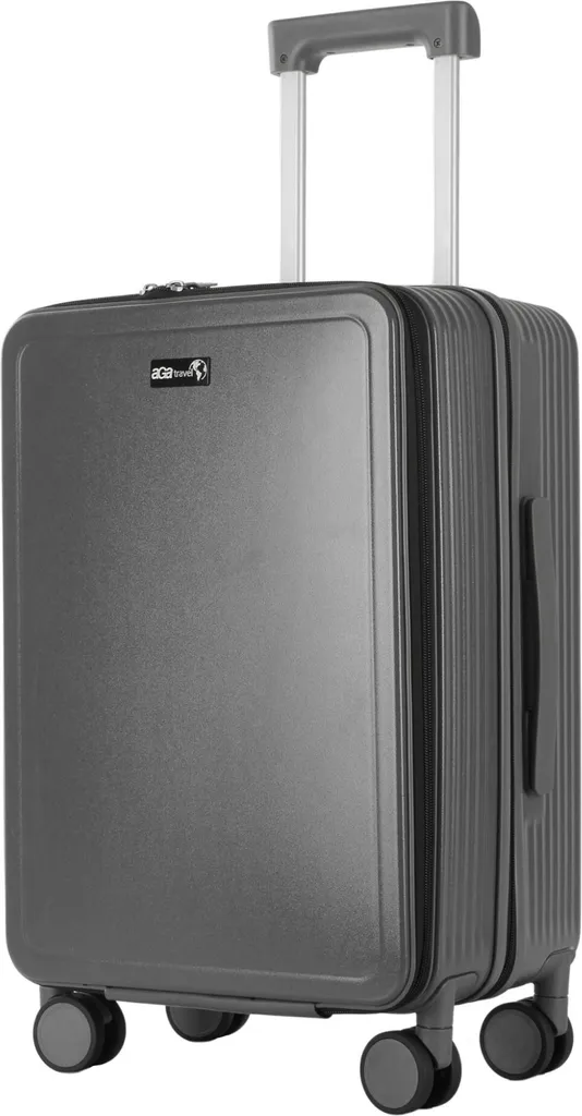 Valigia Business Aga Travel MR4674 Grigio - Stile e Sicurezza in Viaggio
