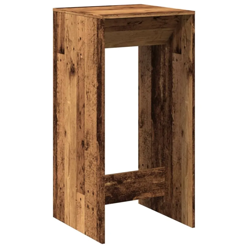 SYFAX Tavolo da Bar Legno Antico 51x50 cm | Arredo Bar Casa Design