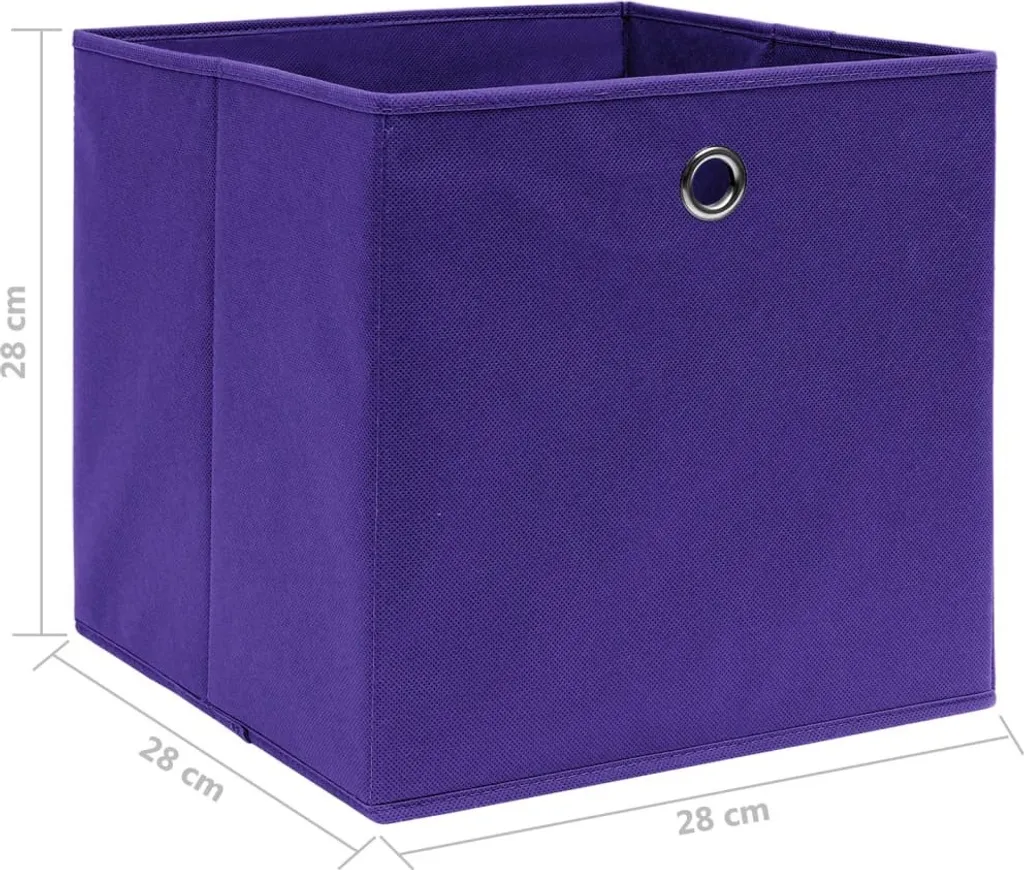 Solution de Rangement Gain de Place Violet 28 cm pour Maison Ordonnée
