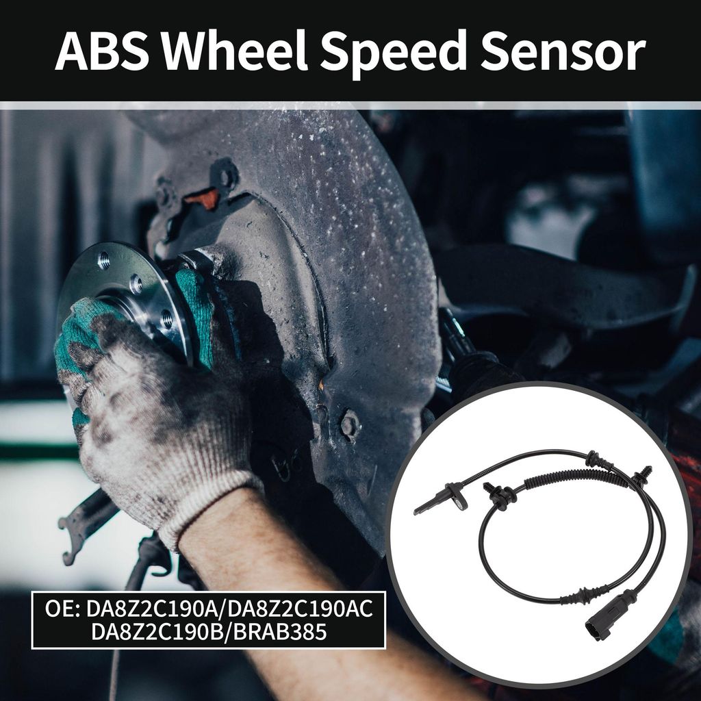 ABS Raddrehzahlsensor Nr. DA8Z2C190A/DA8Z2C190AC/DA8Z2C190B/BRAB385 hinten links oder rechts passend für Ford Explorer 2013-2019