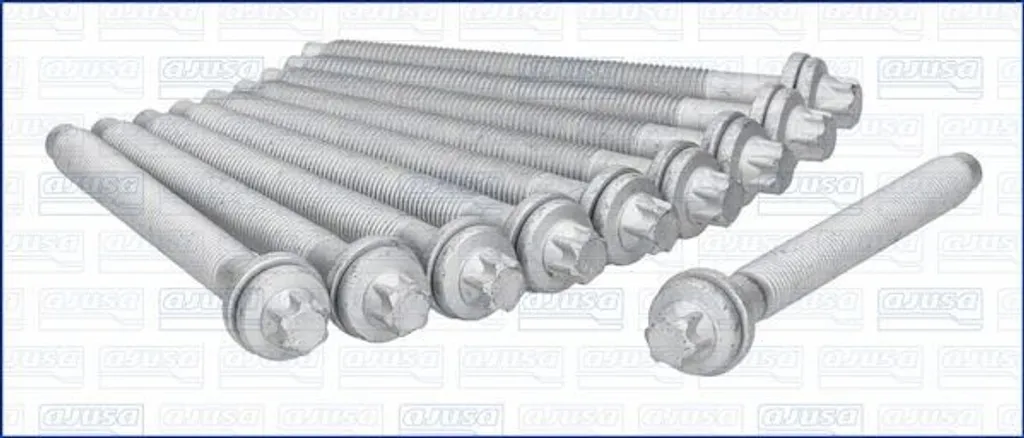 Jeu de 10 vis de culasse AJUSA 81028600 pour FIAT Scudo Fourgon 220
