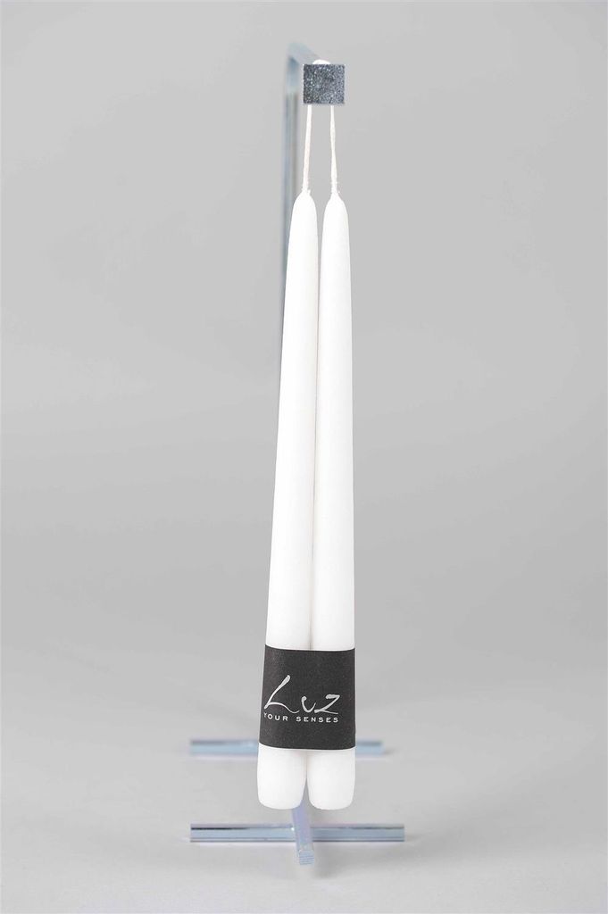 Rasteli Luz Your Senses Candle-Tischkerzen Weiß D 2,20 cm H Produktbild 