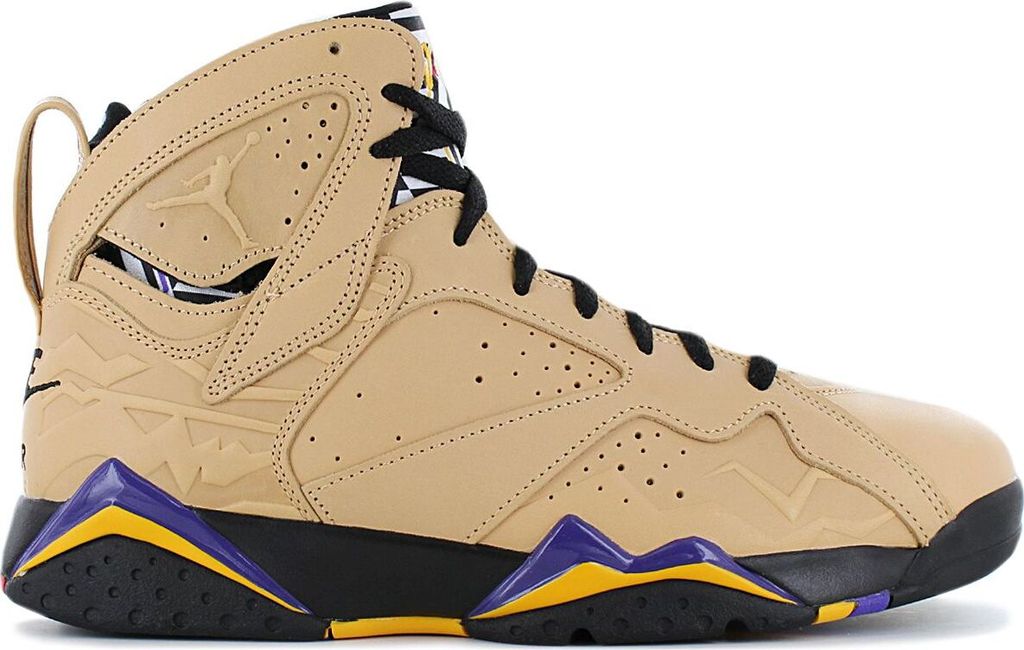 Air Jordan 7 Retro SE - Afrobeats - Herren Sneakers Basketball Schuhe Leder Beige DZ4729-200 , Größe: EU 43 US 9.5