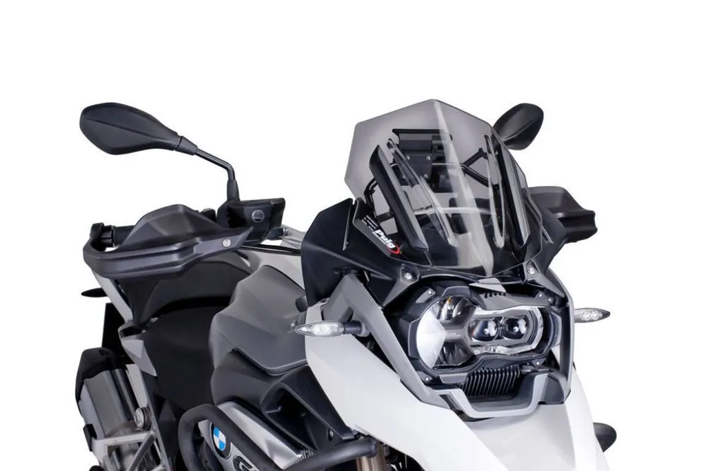 Bulle Sport PUIG 6487F pour BMW R1200GS - Saute-vent Fumé Foncé