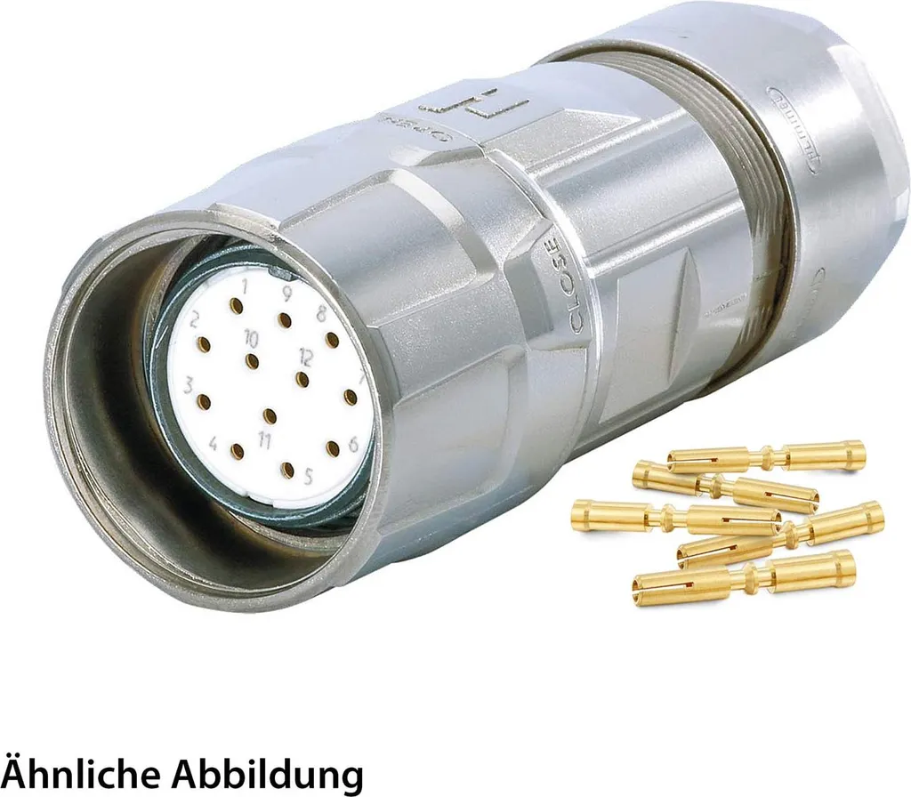 Hummel M23 17 Poli: Connettore Segnale Femmina Crimp IP67 Professionale