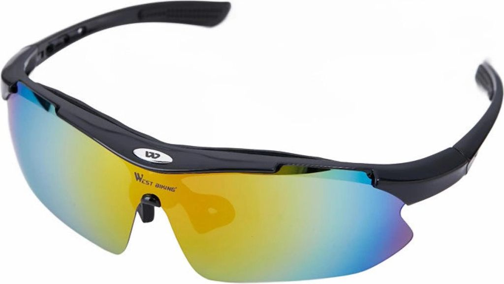 Sportbrille mit UV400 Schutz Fahrradbrille für Herren & Damen, Polarisierte Gläser, Outdoor & Freizeit
