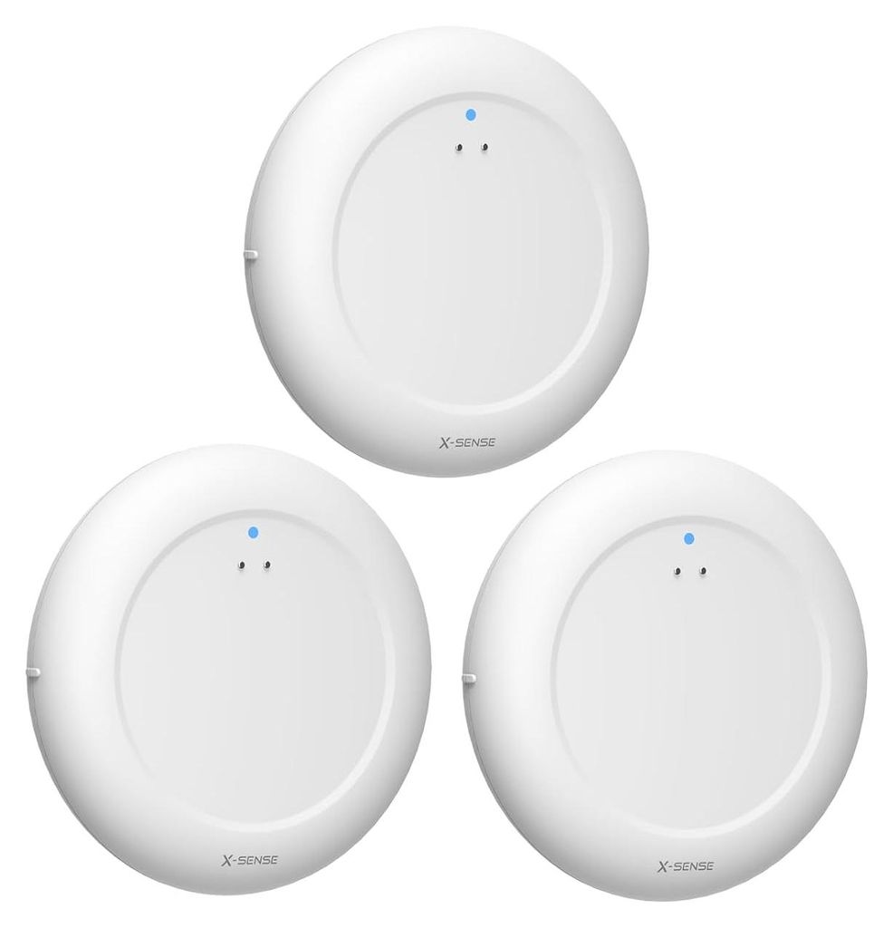 X-Sense Czujniki wody WiFi IP67 z alarmem 3 szt. Zdjęcie produktu 